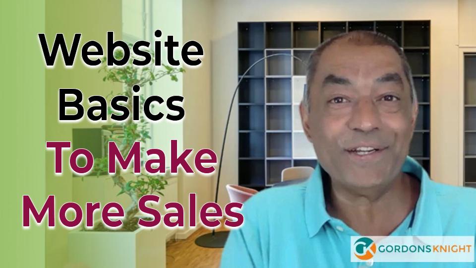 Website Basics to make more sales