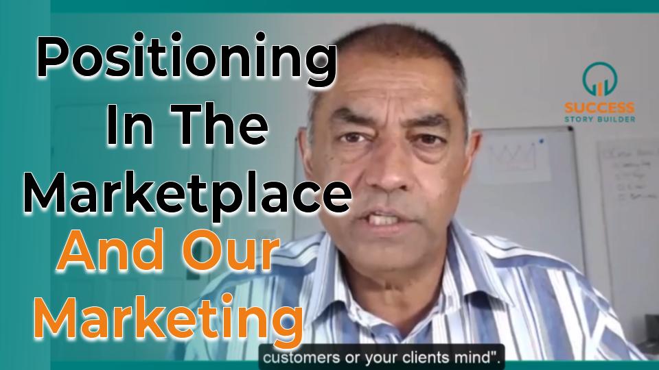 Recovery Plan P2 – Positioning in the marketplace and our marketing