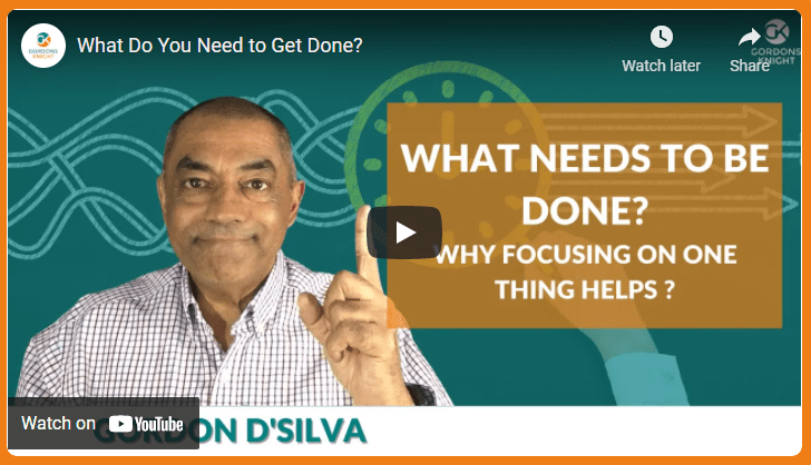 What Do You Need To Get Done